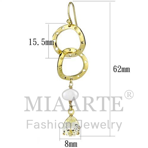 GoldPearlEarrings