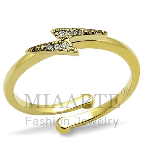 Flash GoldTop Grade CrystalRing