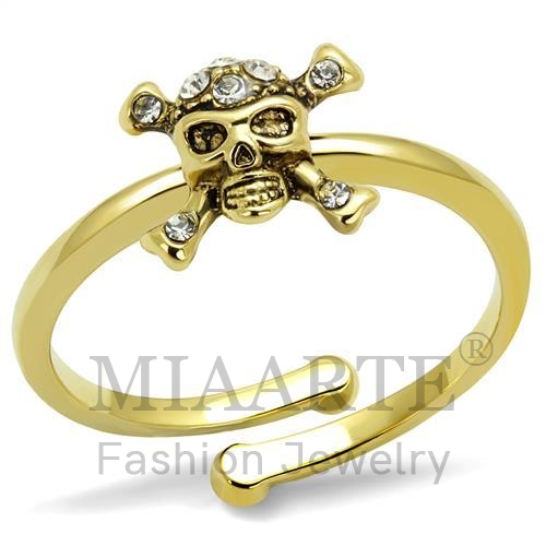 Flash GoldTop Grade CrystalRing