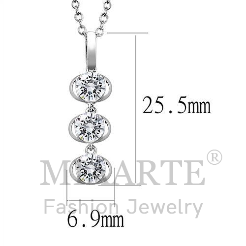 Sterling SilverAAA Grade CZChain Pendant