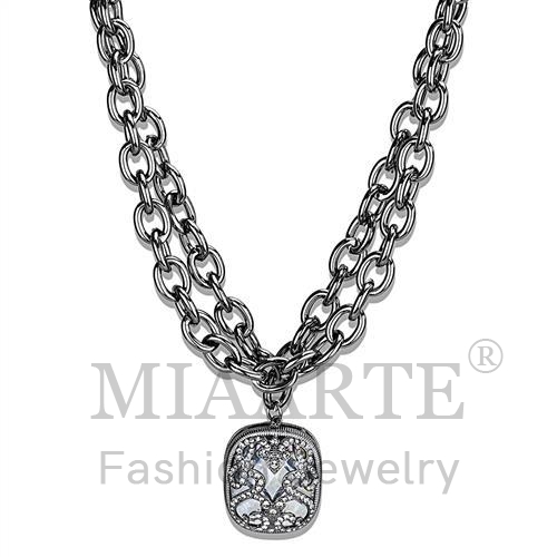 TIN Cobalt BlackAAA Grade CZNecklace