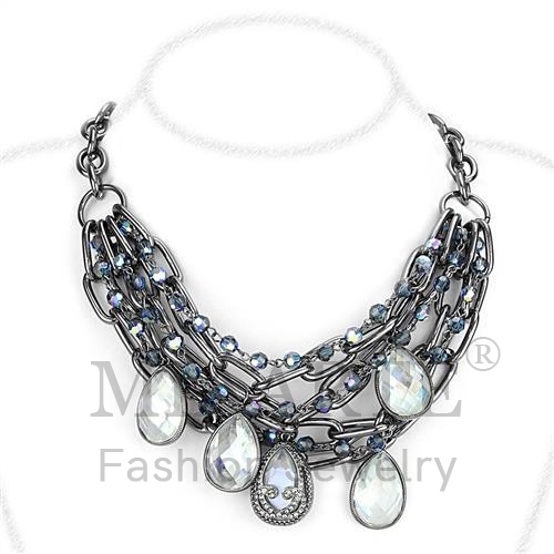 TIN Cobalt BlackAAA Grade CZNecklace