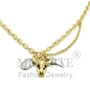Wholesale NoStone, No Stone, Two-Tone, Unisex, Brass, Chain Pendant