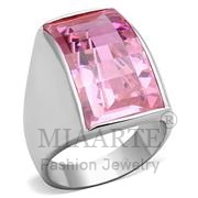 Wholesale AAA Grade CZ, Rose, Silver Plated, Women, Sterling Silver, Ring