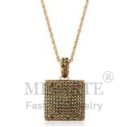 Wholesale Top Grade Crystal, SmokedQuartz, Rose Gold, Women, Brass, Chain Pendant