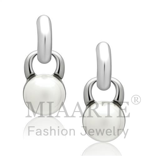Earrings,White Metal,Rhodium,Top Grade Crystal,White