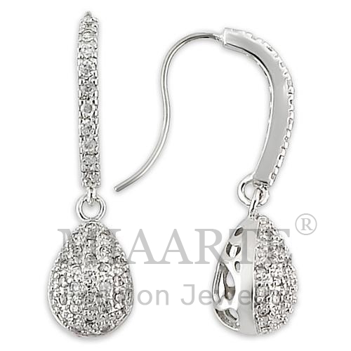 RhodiumAAA Grade CZEarrings