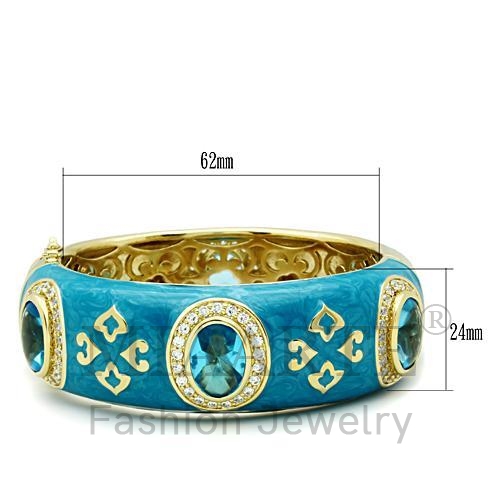GoldSynthetic GlassBangle