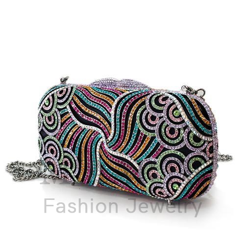 Imitation RhodiumTop Grade CrystalClutch