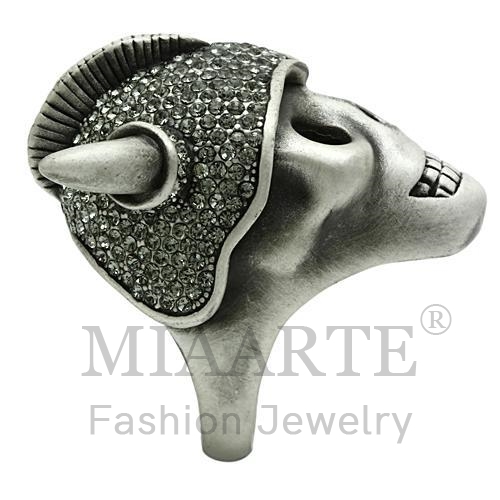 Antique SilverTop Grade CrystalRing