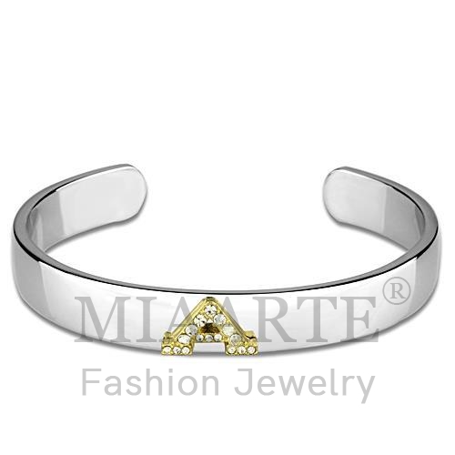 Reverse Two ToneTop Grade CrystalBangle